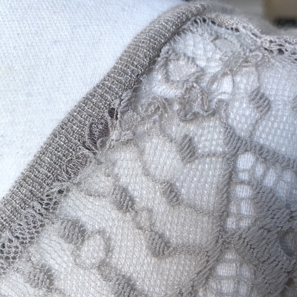 27 Miles Malibu Silk/Cashmere Asymmetrical Sweater / Knit Front/Lace Back - Picture 7 of 7